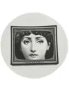 Fornasetti Face Plate In Black