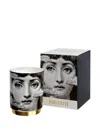 Fornasetti Face-print Candle (235g) In Black