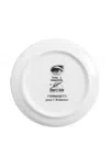 Fornasetti Face-print Plate In White