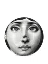 Fornasetti Face-print Trinket Box In Black