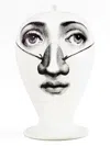 Fornasetti Face Print Vase In White