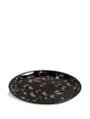 Fornasetti Farfalle Lacquered Tray In Black