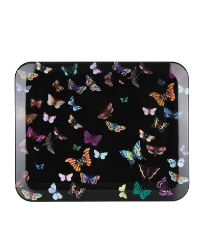 Fornasetti Farfelle Tray In Black