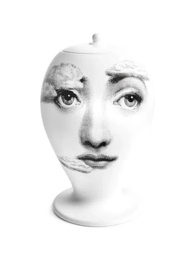 Fornasetti Forn Among The Clouds Vase In White