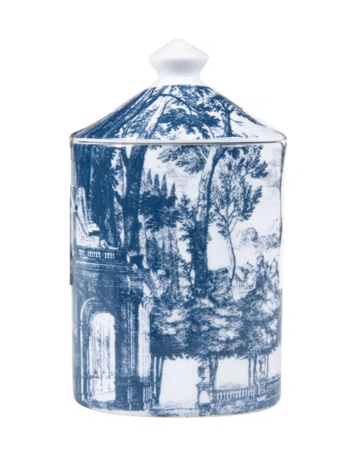 Fornasetti Frn Se Poi Candle In Blue