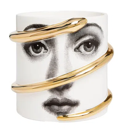 Fornasetti Frutto Probito Peccato Originale Candle In Gold