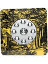 Fornasetti Giardino Settecentesco-frame Wall Mirror (50cm X 50cm) In Black