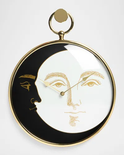 Fornasetti Giorno E Notte Hanging Clock In Multi