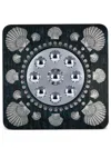 Fornasetti Frame With Bubbles Mirror Giro Di Conchiglie In 蓝色