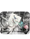 Fornasetti Graphic-print Ceramic Tray In Black