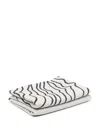 Fornasetti Graphic-print Fringed Throw In White