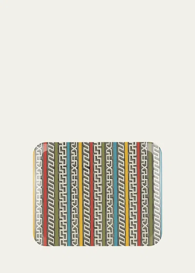Fornasetti Greca Tray - 48x60 Cm In Multi