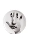 Fornasetti Hand-face Porcelain Decorative Plate (10cm) In White