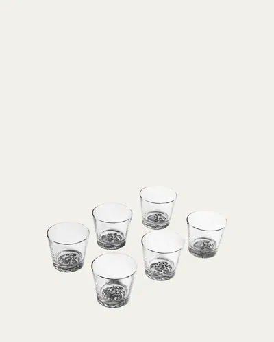 Fornasetti High Fidelity Glass, Set Of 6 In Multi