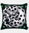 Fornasetti High Fidelity Printed Silk Cushion In Multi
