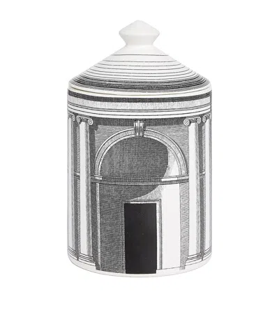 Fornasetti Immaginazione Architettura Candle In Gray