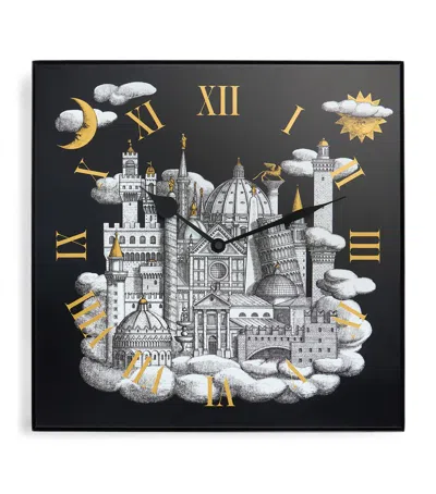 Fornasetti Italia Che Vola Wall Clock In Multi