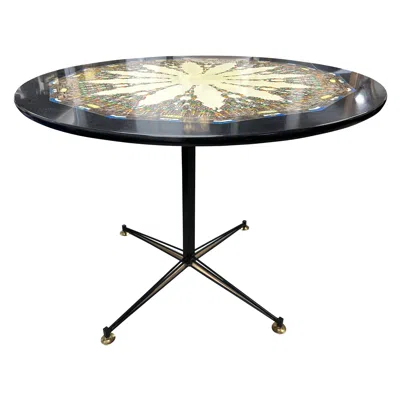 Pre-owned Fornasetti Italian Modern Center Table By  In Brown