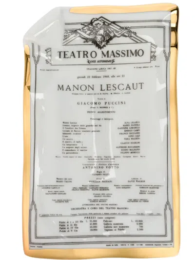 Fornasetti Locandina Manon Lescault In White