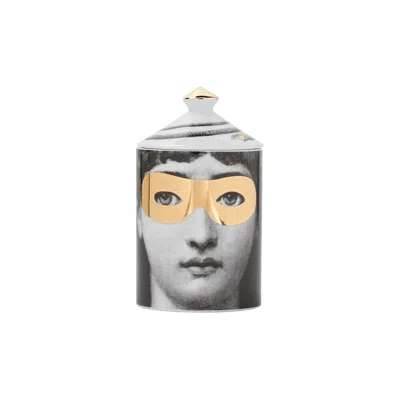Fornasetti Luxurious White Scented Candle For Fashionable Accessories Collection In Gray