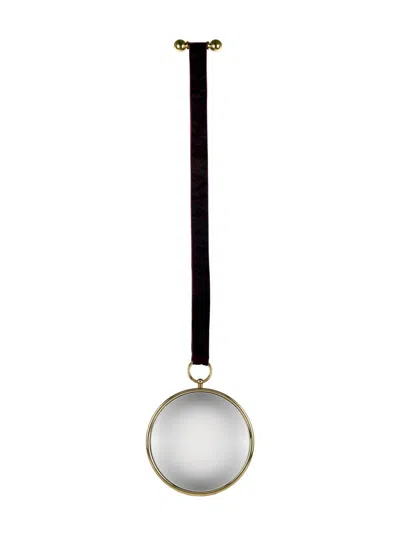 Fornasetti Magic Convex Mirror In Black