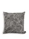 Fornasetti Malachite Outdoor Cushion (40cm X 40cm) In Black