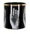 Fornasetti Mani Paper Basket In Black