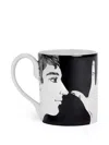 Fornasetti Marameo Mug In Black