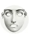 Fornasetti Mask Plate In Black