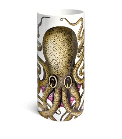 Fornasetti Medium Porcelain Polipo Vase