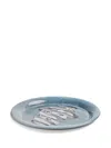 Fornasetti Melafisico Hand-painted Tray In Blue