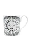 Fornasetti Mug Sole In Black