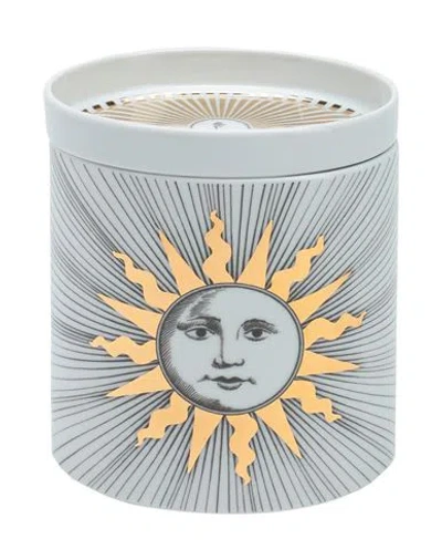 Fornasetti Nel Mentre - Large Candle White Size - Porcelain, Natural Wax