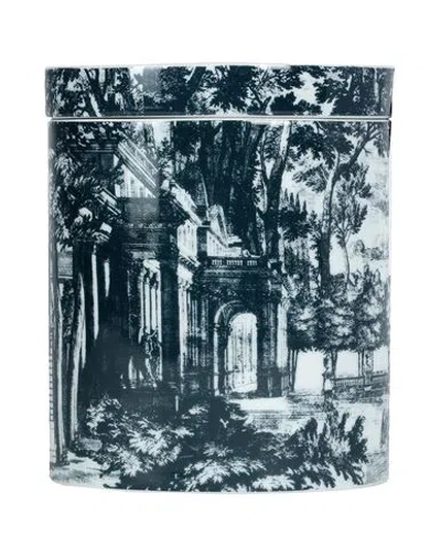 Fornasetti Nel Mentre Candela Profumata Grande - Giardino Settecentesco - Fragranza Giardino Segreto In Blue