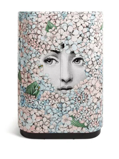 Fornasetti Curved Cabinet Ortensia In Pink