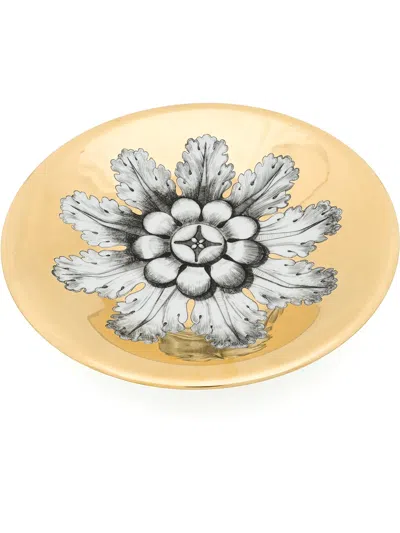 Fornasetti Painted Decorative Plate In White