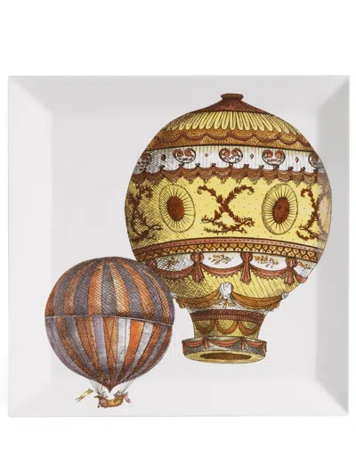 Fornasetti Palloni N.1 Porcelain Tray In Mul