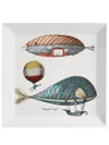 Fornasetti Palloni N.4 Porcelain Tray In Mul