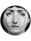 Fornasetti Patterned Decorative Plate In White