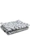 Fornasetti Peccato Originale Wool Blanket In Blue