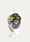 Fornasetti Pensee Vase, 13" In Colorblackwhite