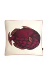 Fornasetti Pesce Balestra Cushion (45cm X 45cm) In Neutrals
