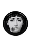 Fornasetti Photograph-print Plate In Black