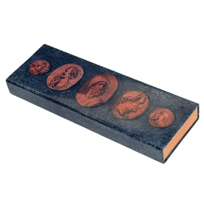 Pre-owned Fornasetti Piero  Cigarette Box, 1960 In Brown