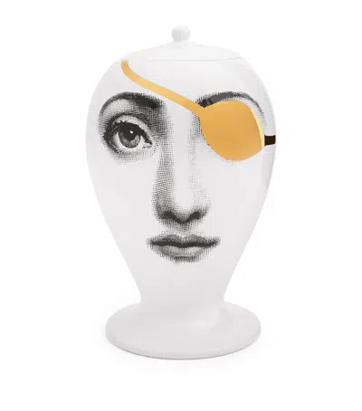 Fornasetti Pirata Vase In White