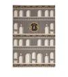 Fornasetti Plaid Facciata Quattrocentesca Throw In Brown