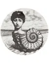 Fornasetti Plate In Grey