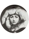 Fornasetti Plate In Grey