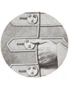 Fornasetti Plate In Metallic