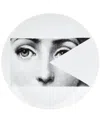 Fornasetti Plate In White